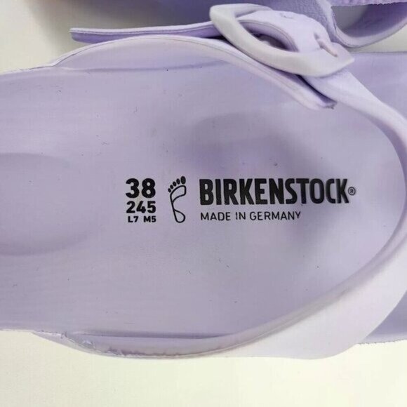 Birkenstock Women's Gizeh Regular Purple Foam Thong Slip On Sandal Size 7 US - Picture 9 of 10